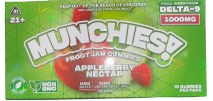 Munchies THC Gummies 1000mg