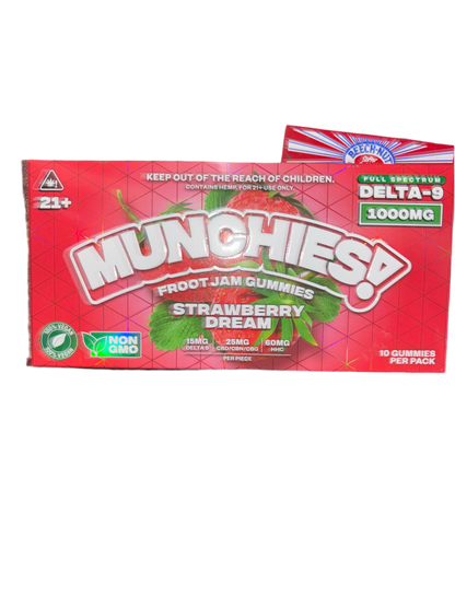 Munchies THC Gummies 1000mg