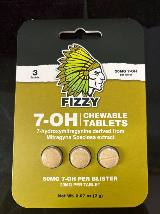 Fizzy 7-OH Chewable tablets (3 pack)