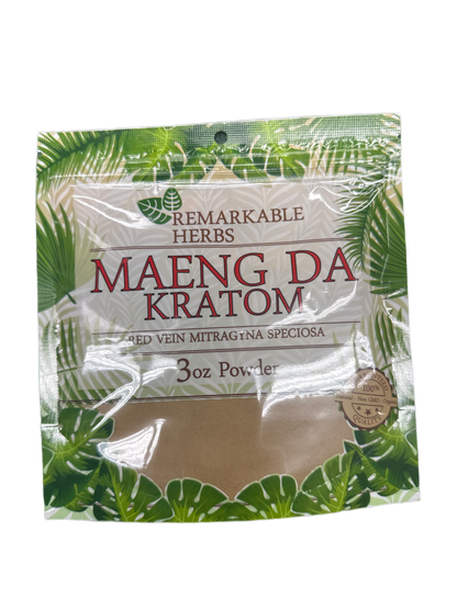 Remarkable Herbs Kratom Powder 3oz Bag