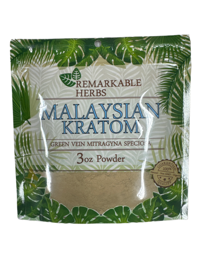 Remarkable Herbs Kratom Powder 3oz Bag